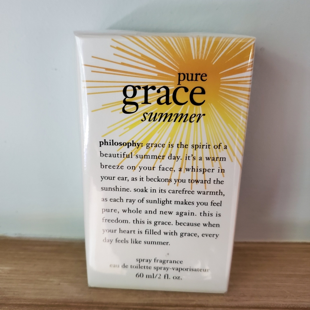 Philosophy pure grace summer